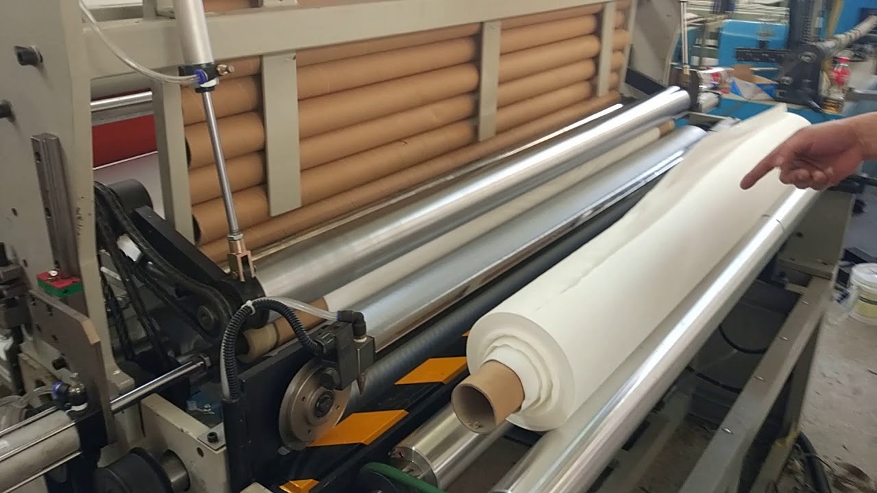 Automatic airlaid paper rewinding machine YouTube