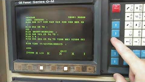 Fanuc OMC upload program and edit
