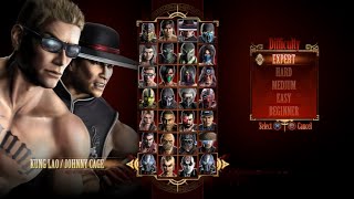 Mortal Kombat 9 - Expert Tag Ladder (Kung Lao &amp; Johnny Cage/3 Rounds/No Losses)