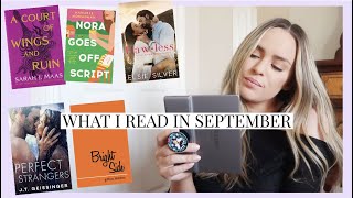 September Reading Wrap Up! such a good reading month  rating all the books I read in Spetember