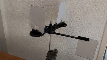 Vertical wind turbine prototype 3d printed