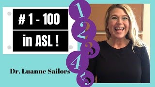 # 1-100 in ASL | Learn Sign Language + American Sign Language Tutorial // Sign Language for Autism