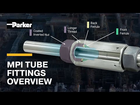 Medium Pressure Tubing On Parker / Autoclave Engineers FCD