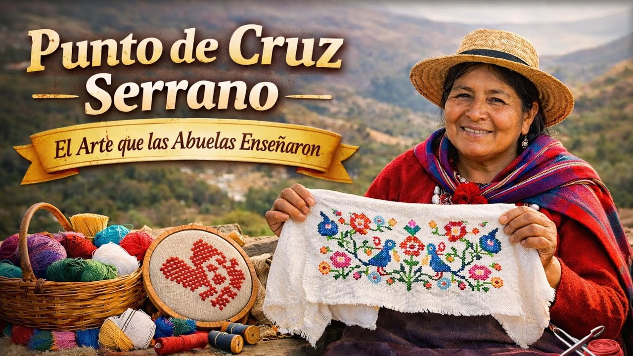 Punto de Cruz Bordado: el arte que las abuelas enseñaron con las manos #culturazacatecana