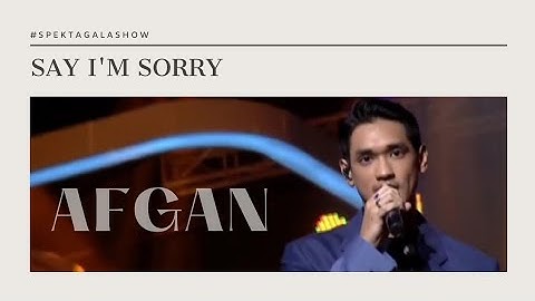 AFGAN - SAY I