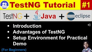 TestNG Tutorial | Eclipse | Java | Practical Demo # Session-01