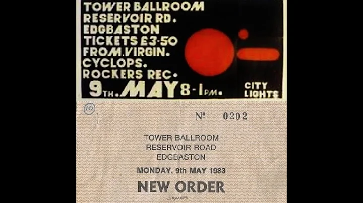 New Order-Age Of Consent (Live 5-9-1983)