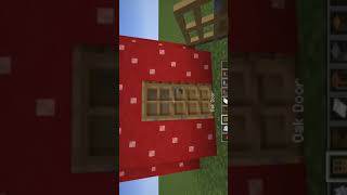 Minecraft mushroom hermit hut #shorts