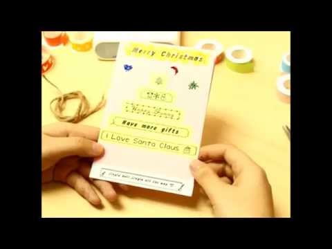 Hướng dẫn làm thiệp giáng sinh đơn giản với máy Tepra