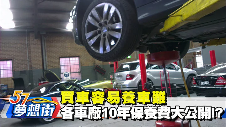 买车容易养车难 各车厂10年保养费大公开！？《梦想街57号》2017.07.12 - 天天要闻