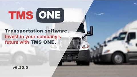 TMS update v6.10.0 - 1/09/2020