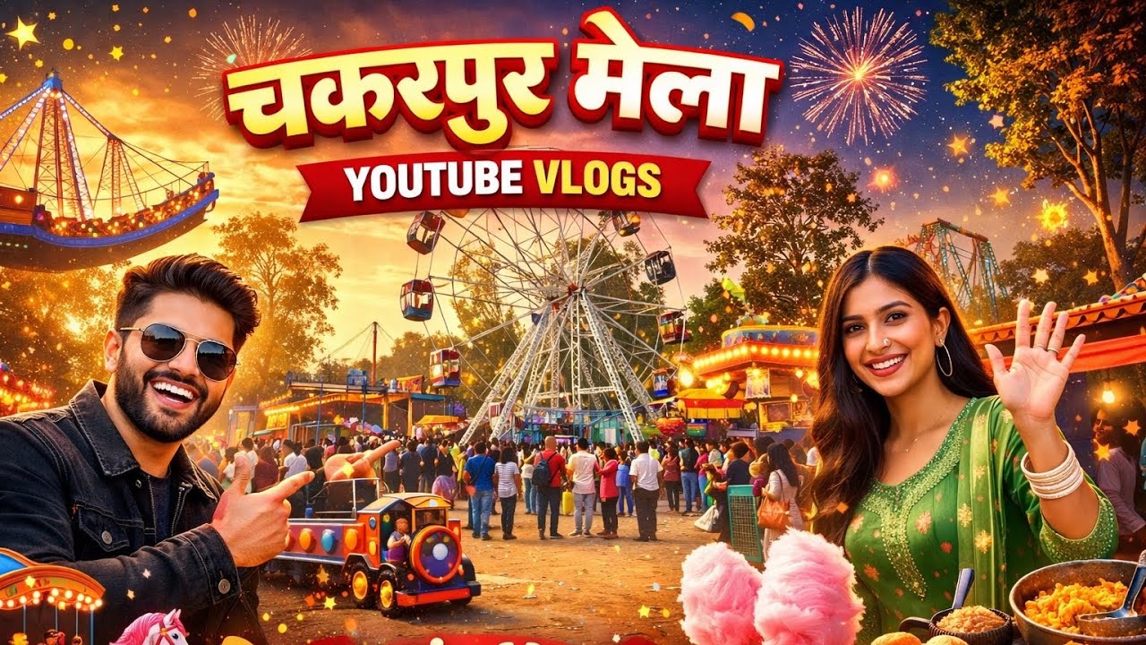 चकरपुर मेला 2026 🎡 | इतना बड़ा मेला पहले कभी नहीं देखा 😍 Full Vlog