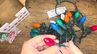 Unboxing & Demo C7 Led Multicolor Christmas Lights