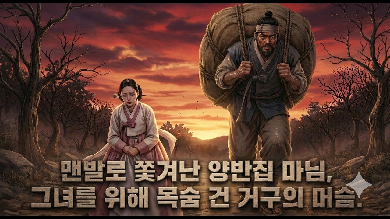 맨발로 쫓겨난 양반집 마님, 그녀를 위해 목숨 건 거구의 머슴