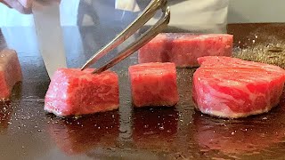 KOBE Beef Teppanyaki in Kyoto in Japan  Itoh Dining