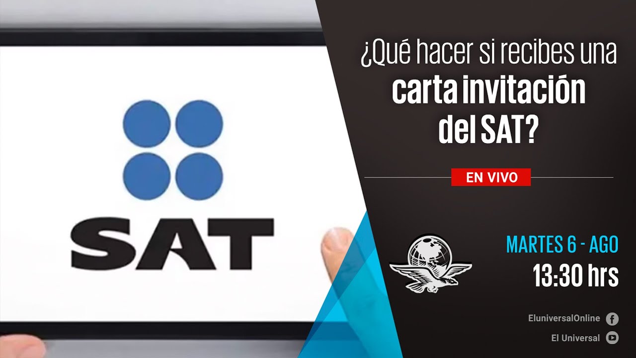 ¿Qué hacer si recibes una carta invitación del SAT? | En vivo - YouTube