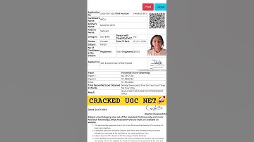 CRACKED🚀UGC NET JRF QUALIFIED IN HINDI #ugcnet #shorts #ytshorts #gyanadda #shefalimishra