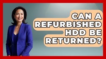 Can A Refurbished HDD Be Returned? - The Hardware Hub