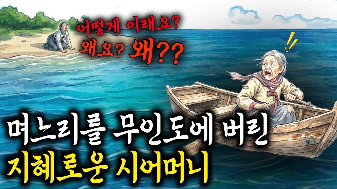 며느리를 3년간 무인도에 버린 시어머니의 소름 돋는 반전 이야기 |야담·민담·전설·설화·옛날이야기·야사·오디오북