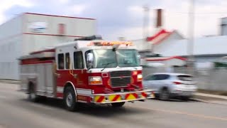 Stratford ON Fire - Old Pumper 2 Responding 