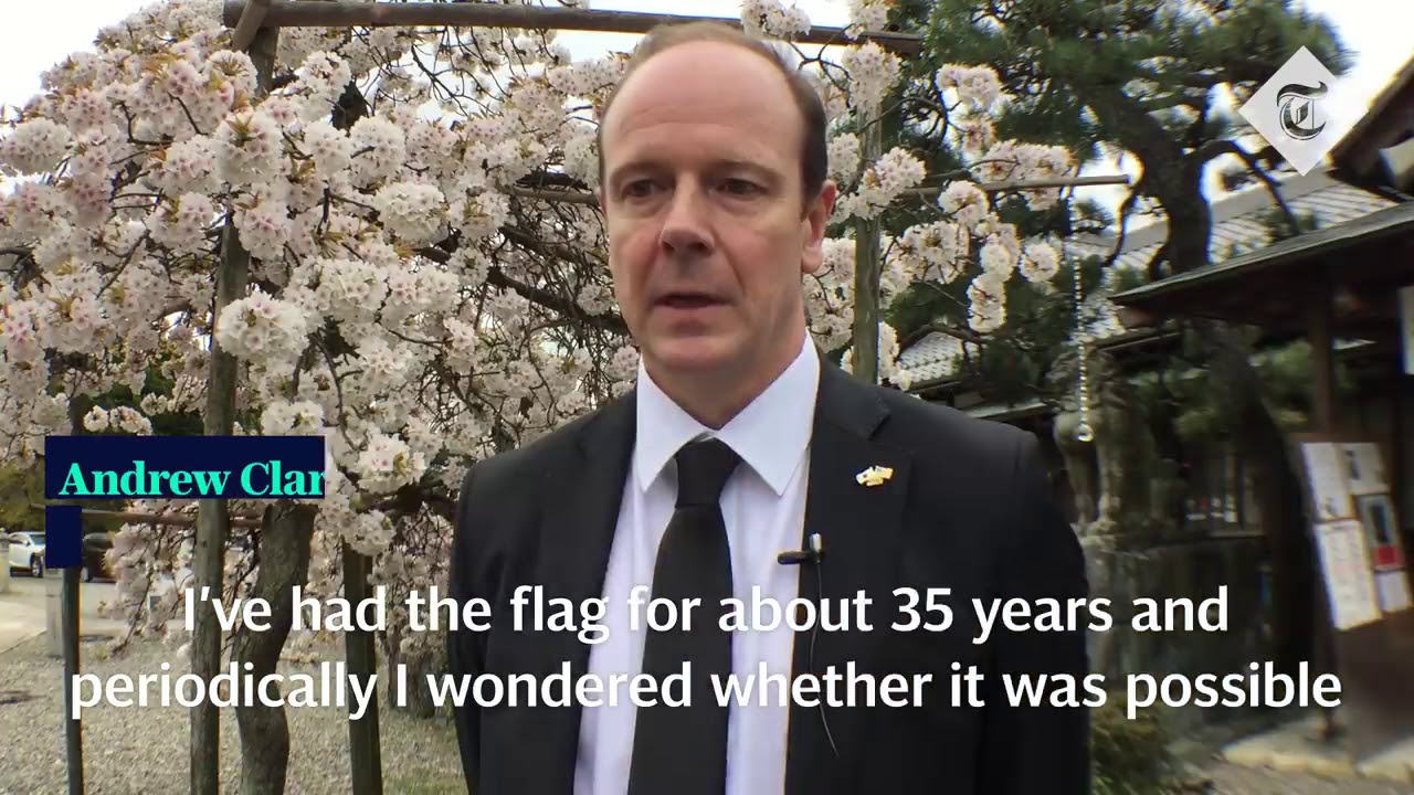 How a flag found in a British junk shop was returned to the owner's family in