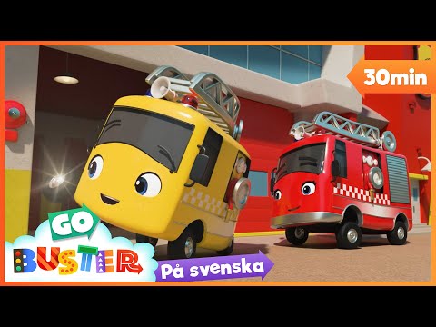 Buster och vulkanen! | Go Buster Svenska - tecknade filmer för barn