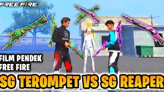 FILM PENDEK FREE FIRE!! SHOTGUN TEROMPET VS SHOTGUN REAPER!!