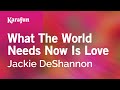 What the world needs now is love  jackie deshannon  karaoke version  karafun