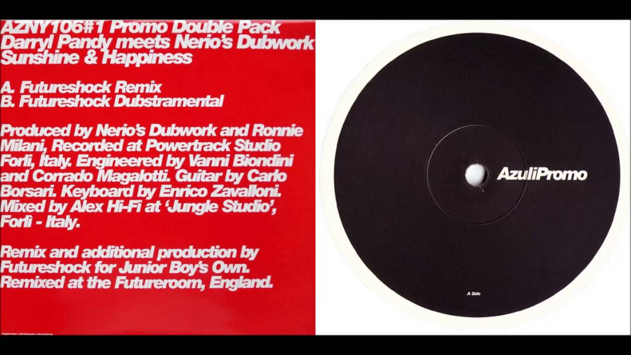 Darryl Pandy meets Nerio's Dubwork ‎– Sunshine & Happiness (Futureshock Dubstramental)