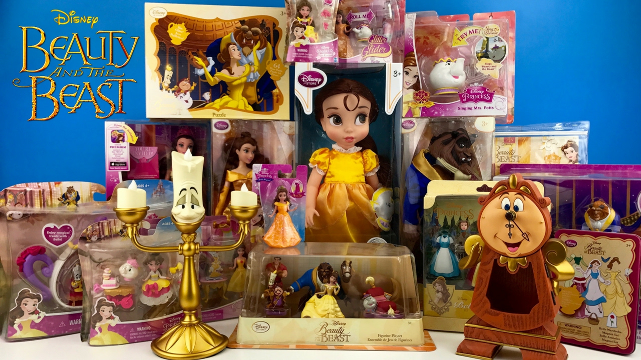 Beauty and the Beast Mega Toy Haul Unboxing Mania from Disney's New