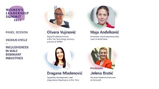 Vicious cycle - Inclusiveness in male dominant industries - Women's Leadership Summit 2020