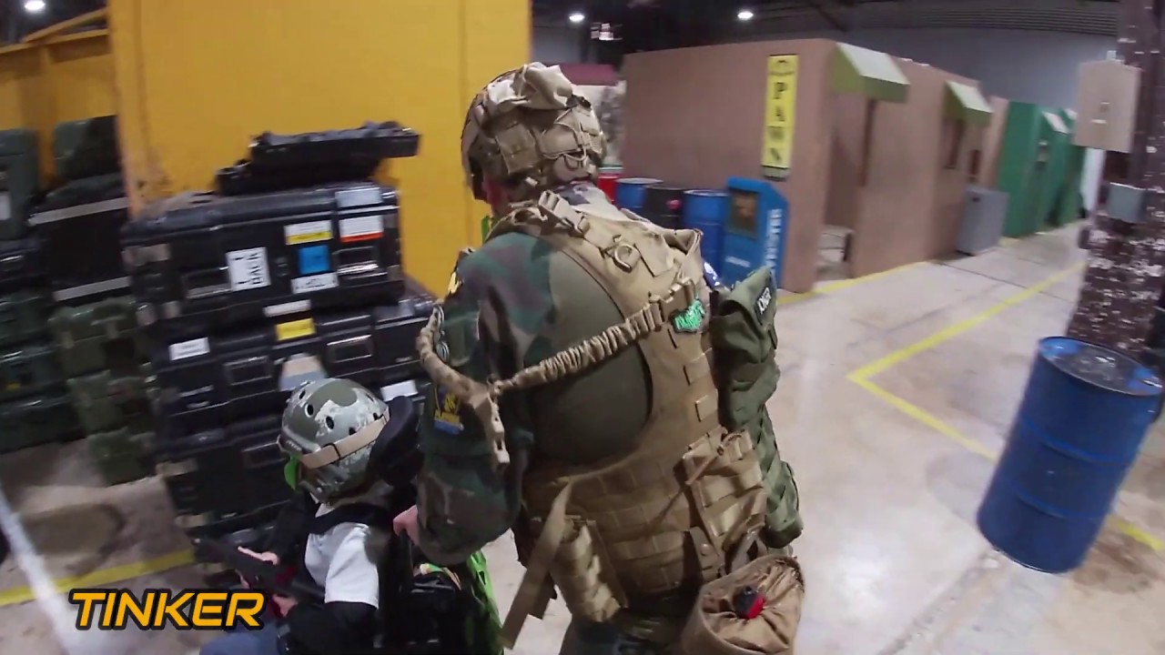 Airsoft kid in wheelchair dominates Damian's first time playing