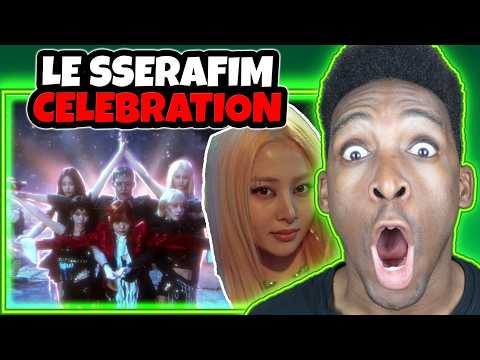 FIRST TIME WATCHING LE SSERAFIM (르세라핌) 'CELEBRATION' 😳 (REACTION)