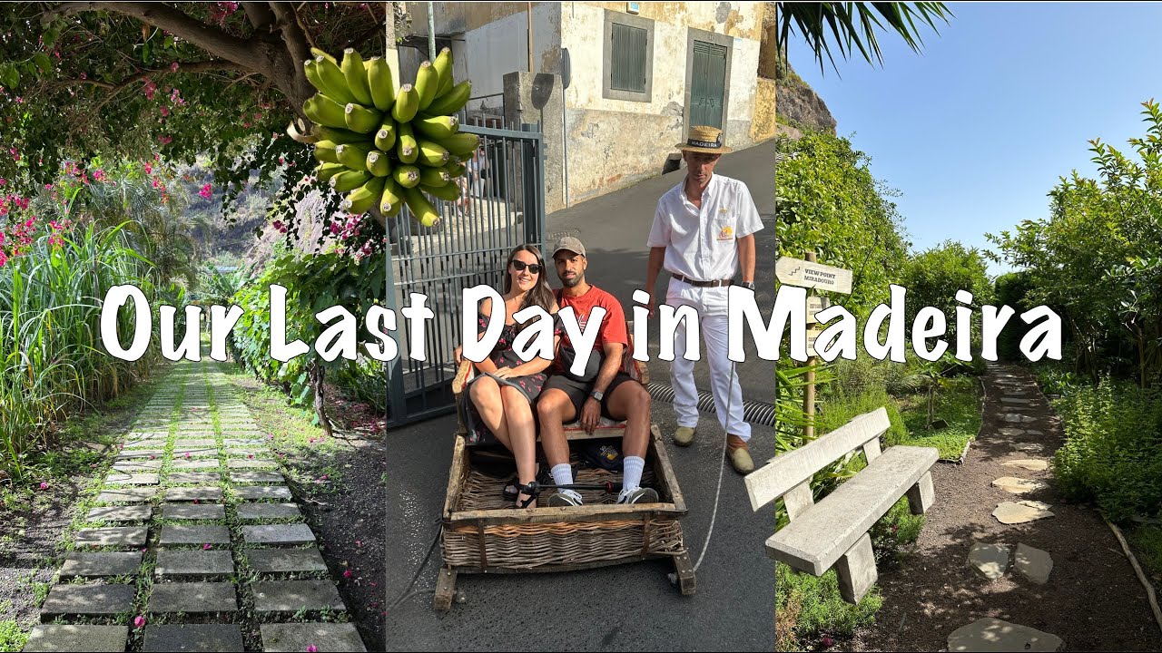 Our Last Day in Madeira 🇵🇹 | Toboggan Ride, Hidden Garden & An Unexpected Dog Chase Drama!