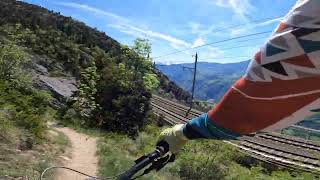 Chinachra trail, POV, Valais, Switzerland, eMTB