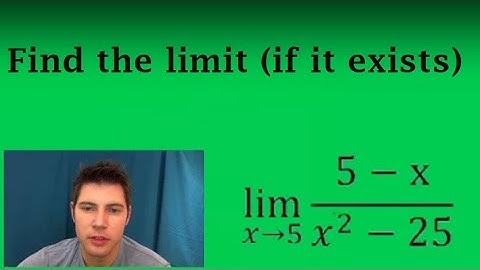 Find the Limit (If it exists)