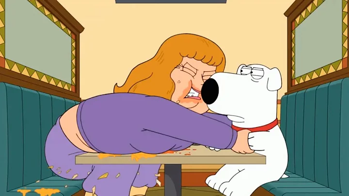 Family Guy !! Brian's girlfriend is too fat