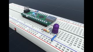 HELLO WORLD, arduino simulation with crumb