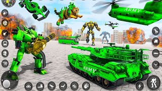 🤖Car & Jet Transformation Robot Fight Game | Flying Police Robot Game 2020 - Android Gameplay #games screenshot 5