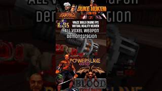 Build engine VR Heaven, All Voxel Weapons demonstation #retro  #dukenukem3d #VRGaming #Capcut
