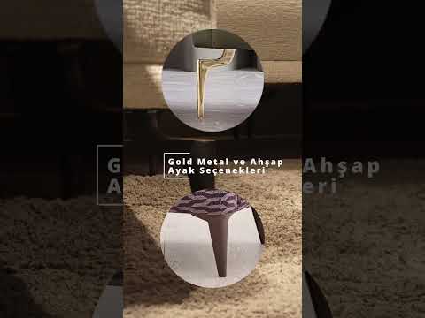 Giza Comfort Köşe Takımı evinizin büyüklüğüne göre şekil alır.