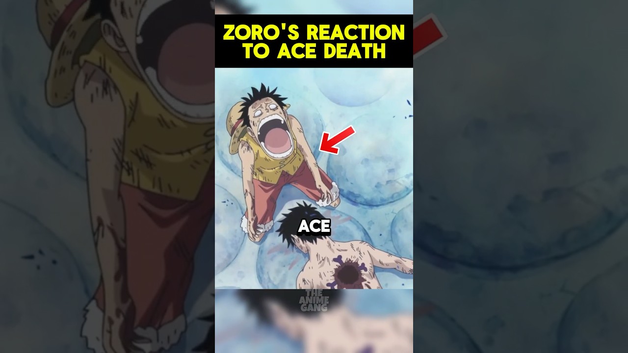 Zoro's Reaction to Ace Death   💔😭  One Piece🔥