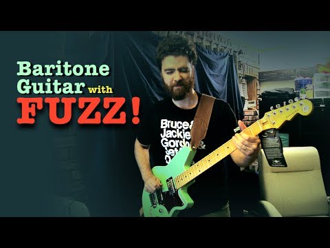reverend-baritone-guitar-with-fuzz!