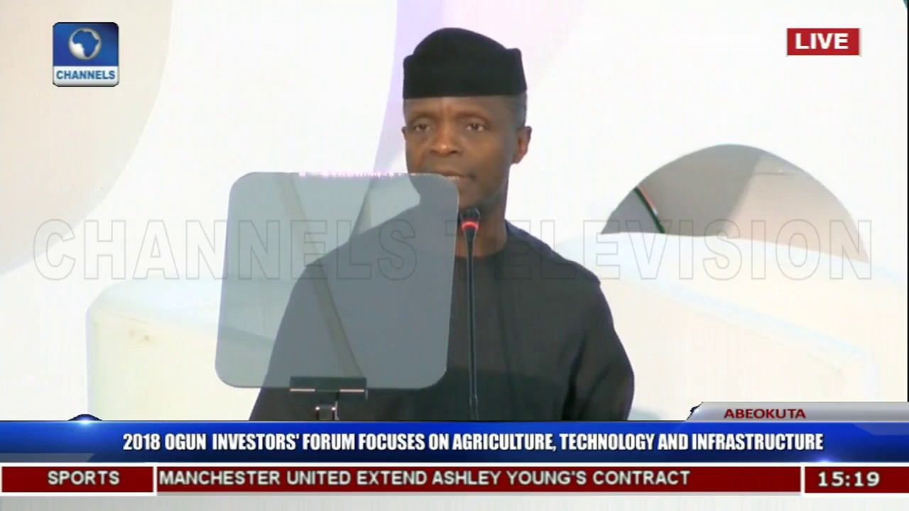 We Have Reversed Grand Corruption In Public Finance - VP Osinabjo Pt.2 |Ogun Investors' Forum|