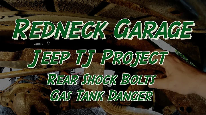 Jeep Wrangler TJ Shock Bolt Nightmare - Gas Tank Safety- Removing Shock Bolts