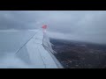 ✈ Посадка самолета при сильном ветре, Landing in a storm Moscow а/п Sheremetyevo Airbus A330