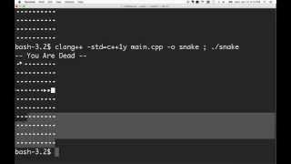 C++ Compile Time Snake Game - "Interactive" Version