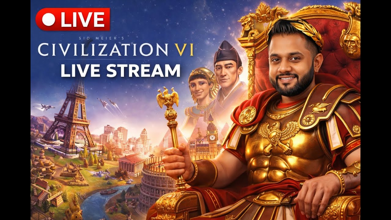 Civilization VI LIVE 🔴 | Build, Expand & Dominate the World! 🏛️🌍