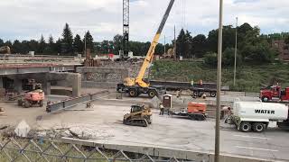 Dale Street Bridge Beam Removal