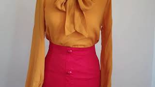 Vintage 1940's top and 1960's mods striped top